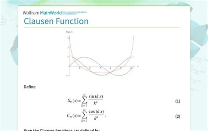 Clausen function