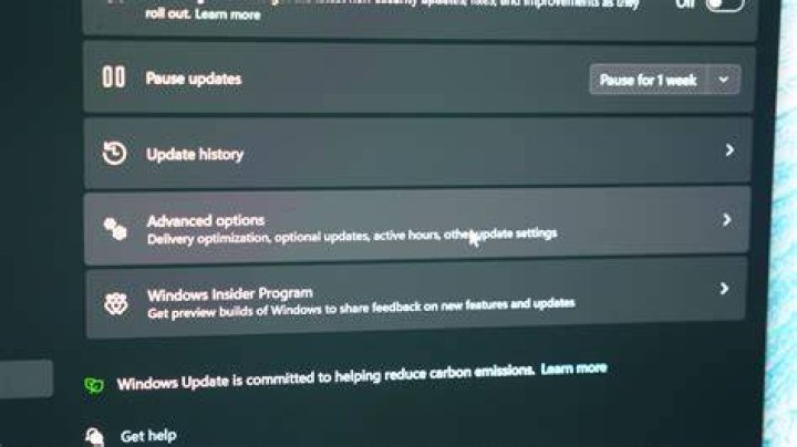 Click Advanced options