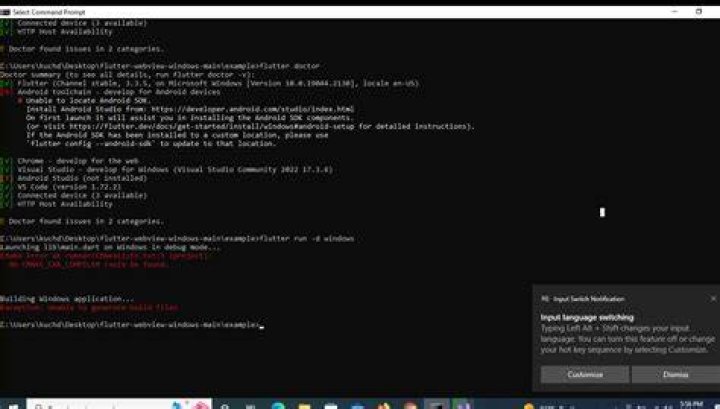 cmake fails with 