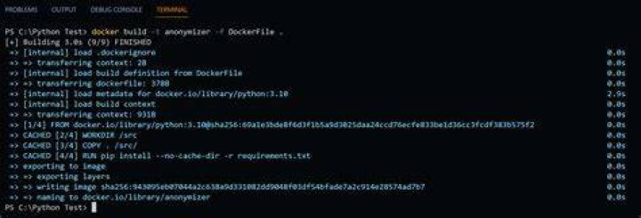CMD command in Dockerfile doesn't execute when I run docker build