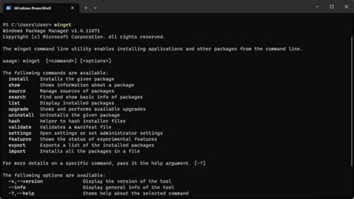 command line not working