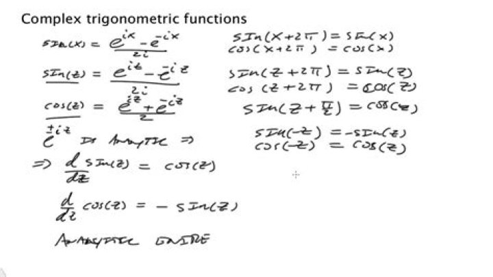 Complex analysis - Trigonometric conjugate