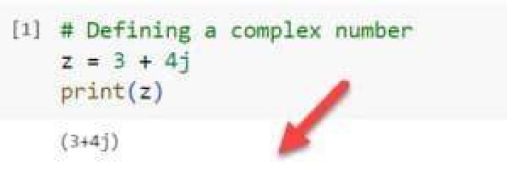Complex numbers in python