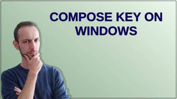 Compose key on Windows