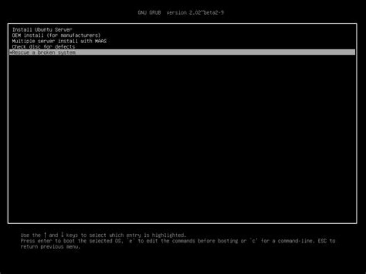 Computer boots only to grub rescue mode