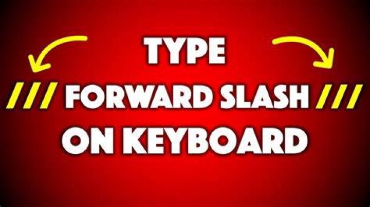 Computer is typing forward slash ( / ) automatically