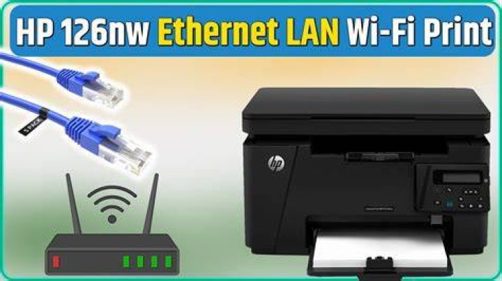 connect to an hp printer using ethernet cable