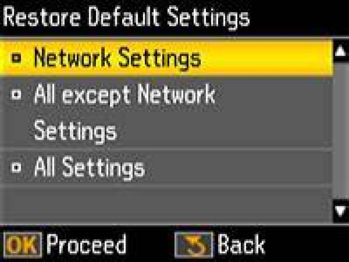control panel defaults