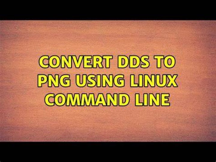 Convert DDS to PNG using linux command line