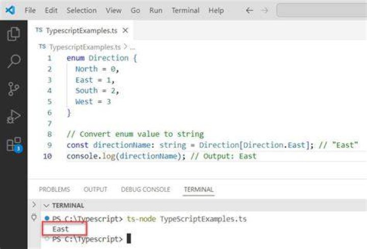 Convert Enum to String