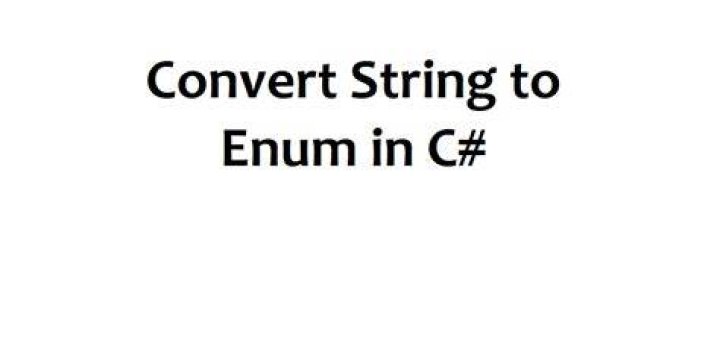 Converting from String to Enum in C