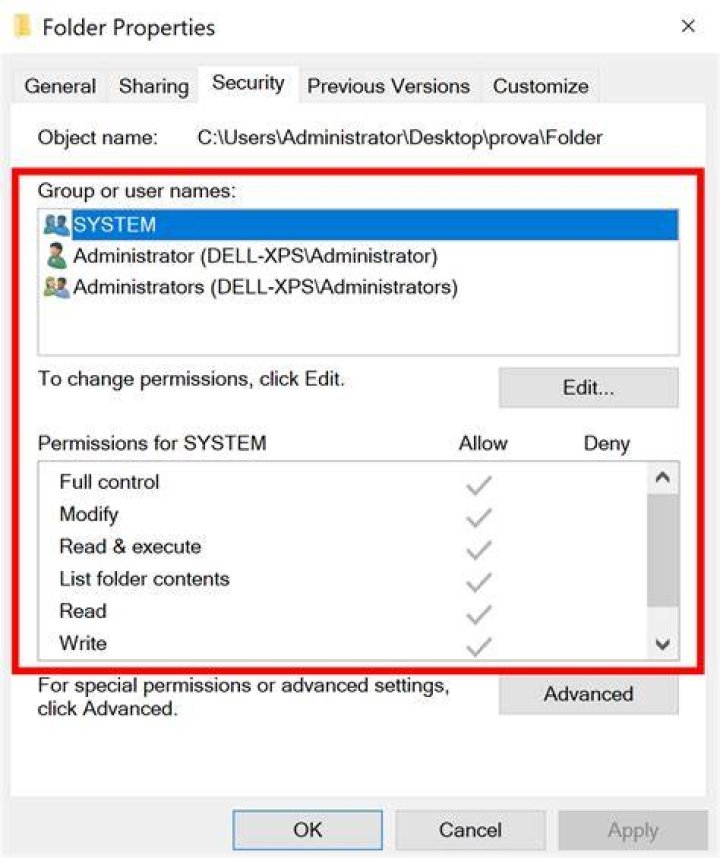Copy security permissions of one file to another