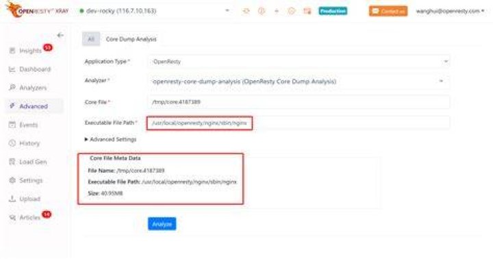 Core dump file analysis [duplicate]