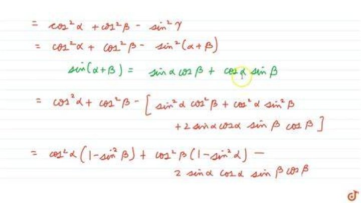 $\cos^2 \alpha + \cos^2 \beta + \cos^2 \gamma =1$ [duplicate]
