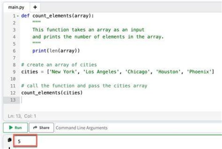 Counting array elements in Python [duplicate]