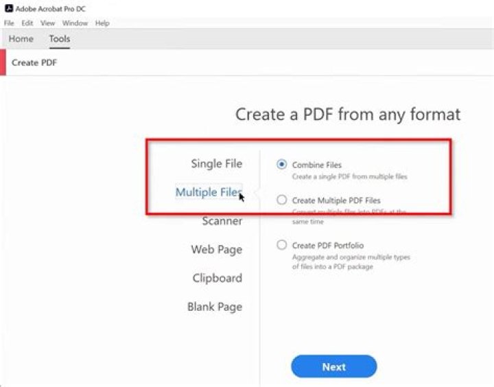 Create a single pdf from multiple text, images or pdf files
