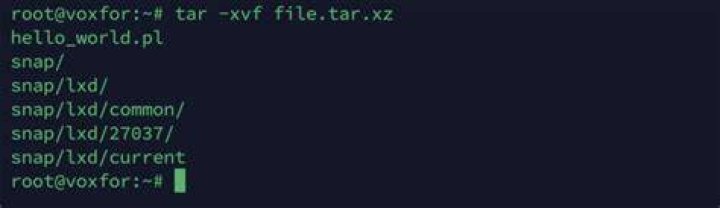 Create a tar.xz in one command