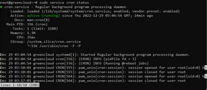 Crontab is not auto-restarting service