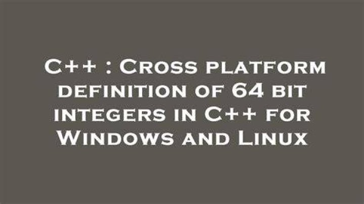 cross-platform printing of 64-bit integers with printf