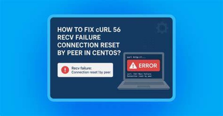 CURL ERROR: Recv failure: Connection reset by peer - PHP Curl