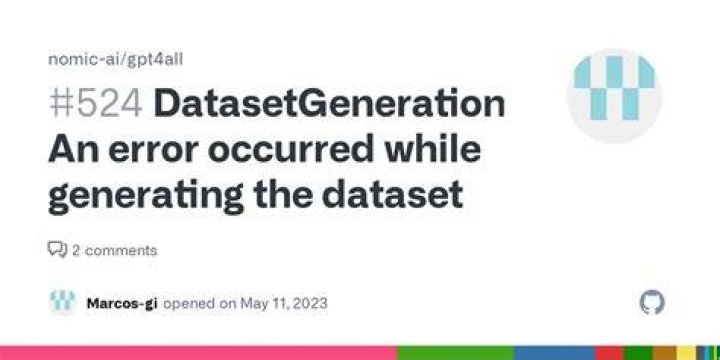 DatasetGenerationError: An error occurred while generating the dataset [closed]