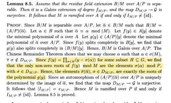 Decomposition group and inertia group