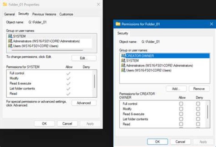 Default folder/file created ACL permissions not correct
