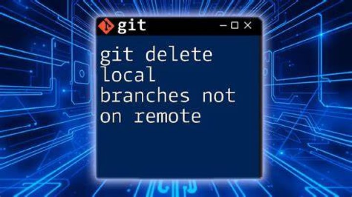Delete all local git branches