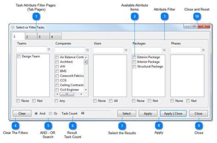 Dialog Filter