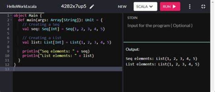 Difference between a Seq and a List in Scala