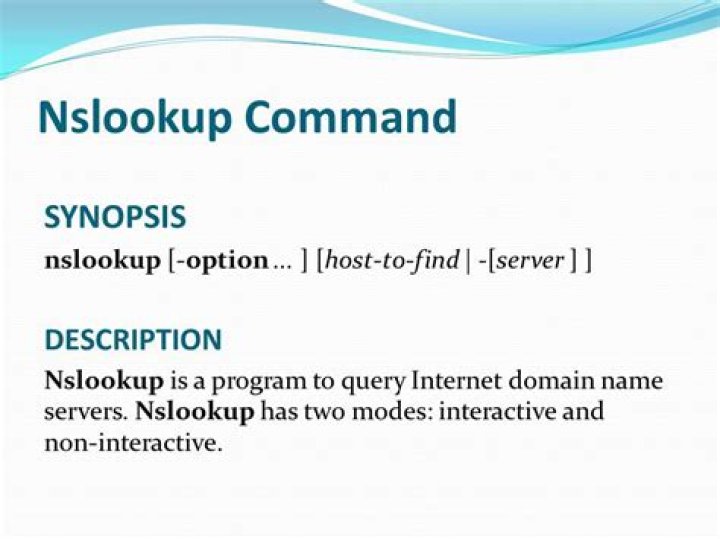 Difference between Mac OSX nslookup and resolveip