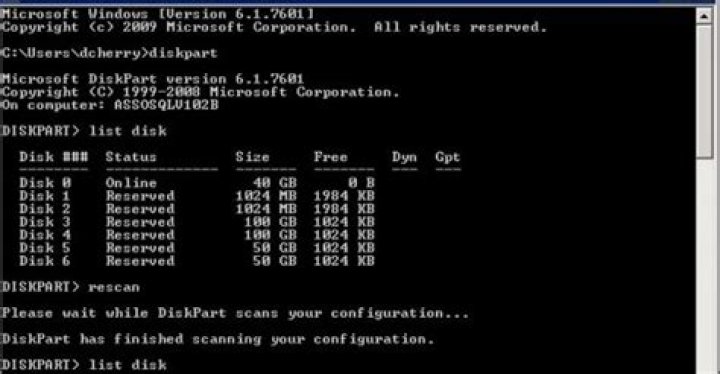 Disk number shown by Disk Management
