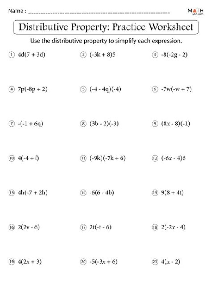 Distributive law for fraction arithmetic