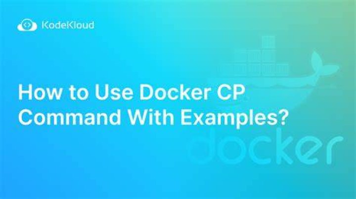 Docker cp error: Path not specified