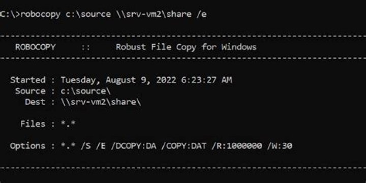 Does robocopy copies 'hidden' and/or 'system' files and folders by default?