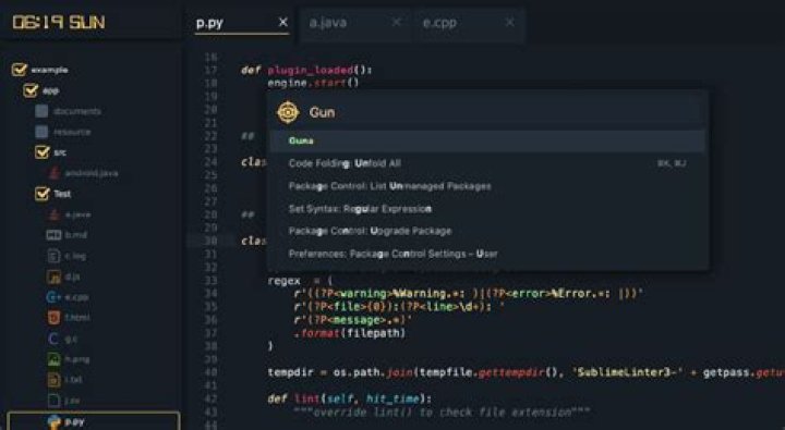 Does there exist a Key Binding configuration for Sublime Text?