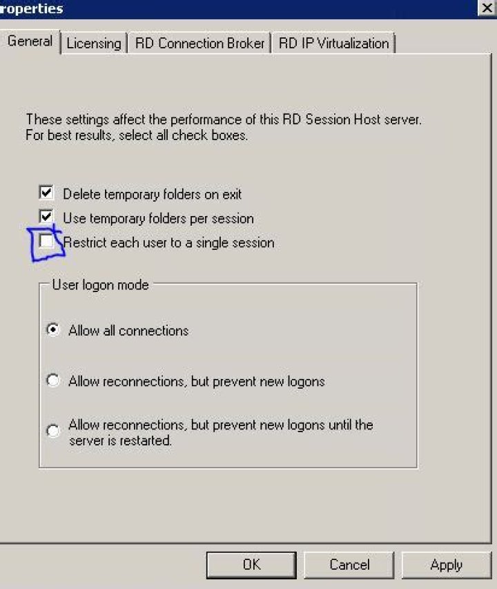 Does Windows allow multiple (remote) logins to the same account at the same time via whatever means?