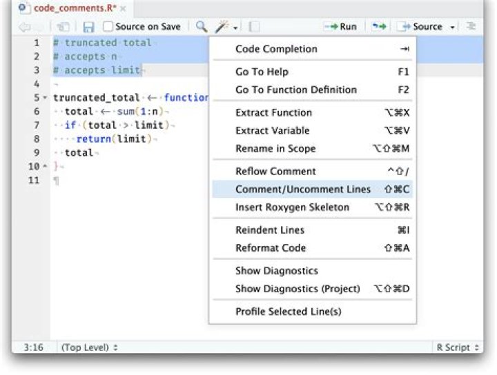 Dreamweaver CS5 comment/uncomment