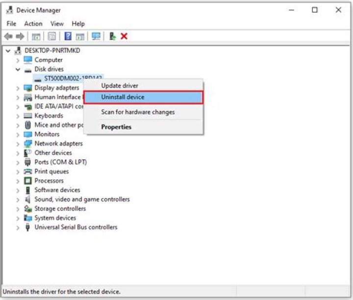 Drivers did not reinstall automatically after uninstalling them