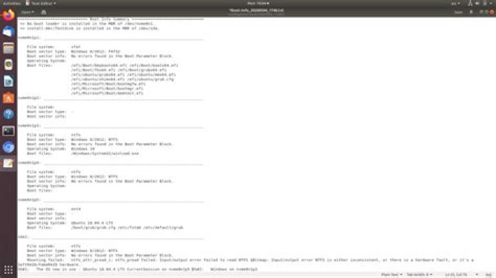 Dual Boot (Win10, Ubuntu 18.04 on NVME SSD) Can no longer boot on win10 (unable to run chkdsk)