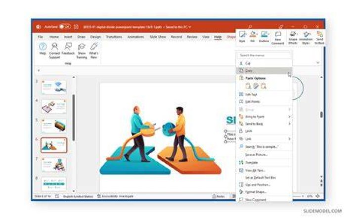 Duplicate textbox in powerpoint