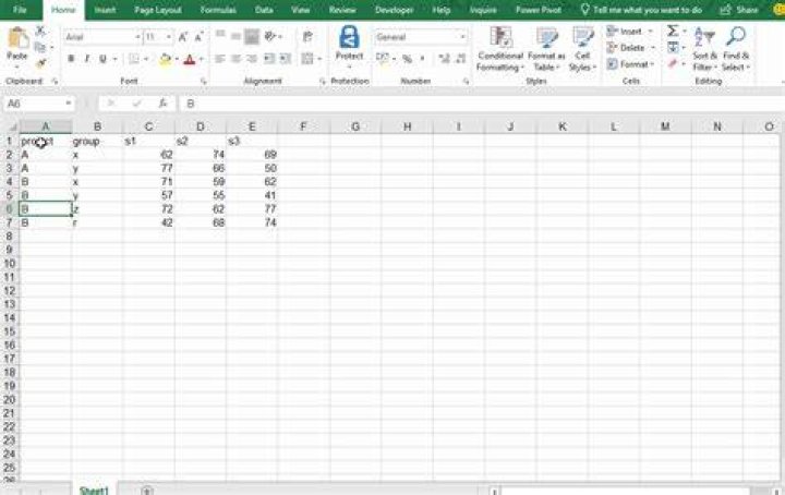 Dynamic restructure (wide -> long) in Excel