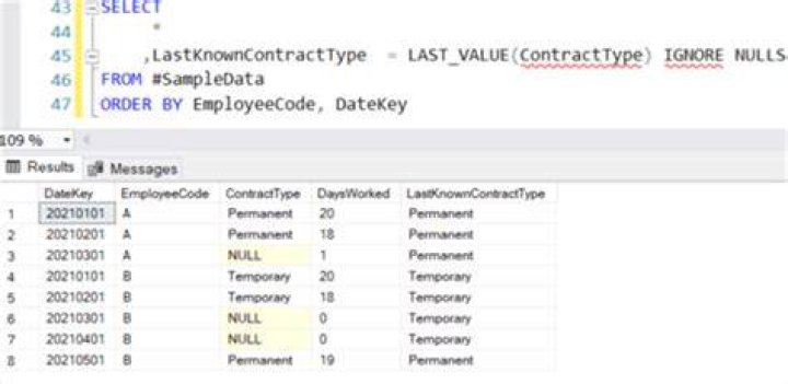 Easy way to fill in last non-null value partition by user? Redshift SQL