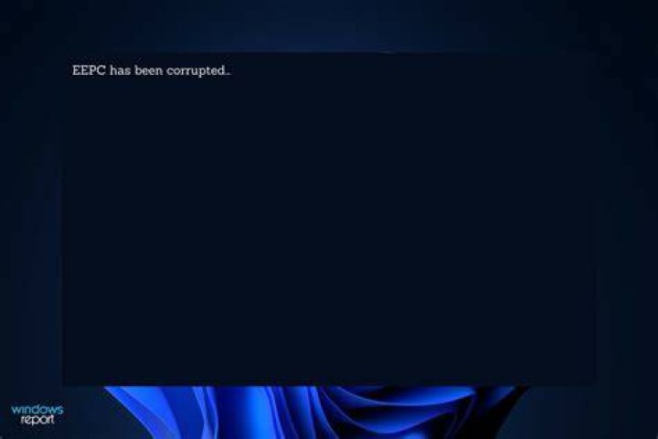 EEPC has been corrupted