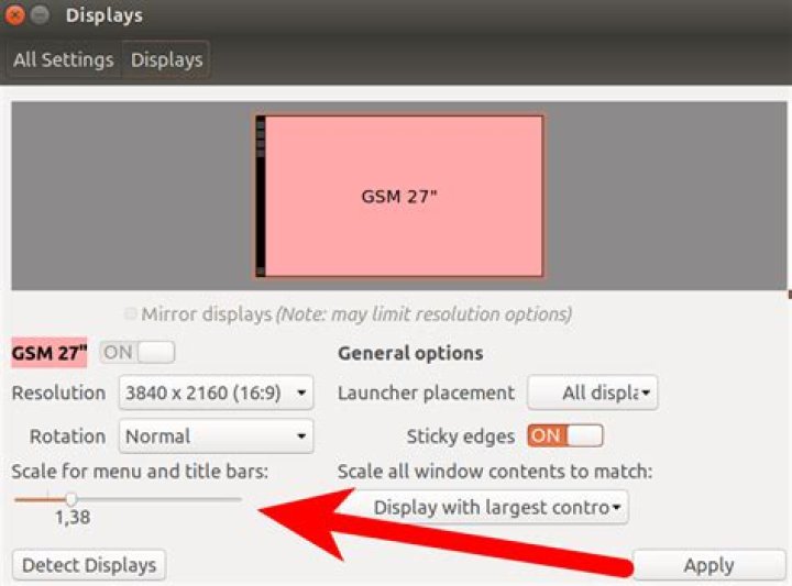 Enable fractional scaling for Ubuntu 18.04