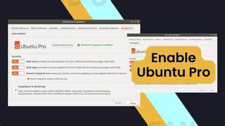 Enable Ubuntu's 