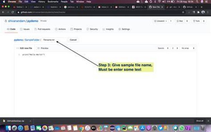 Enter sample file name