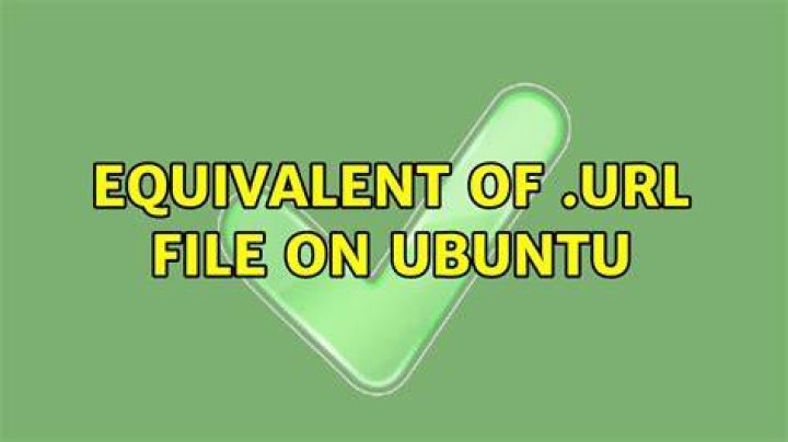 Equivalent of .URL file on Ubuntu