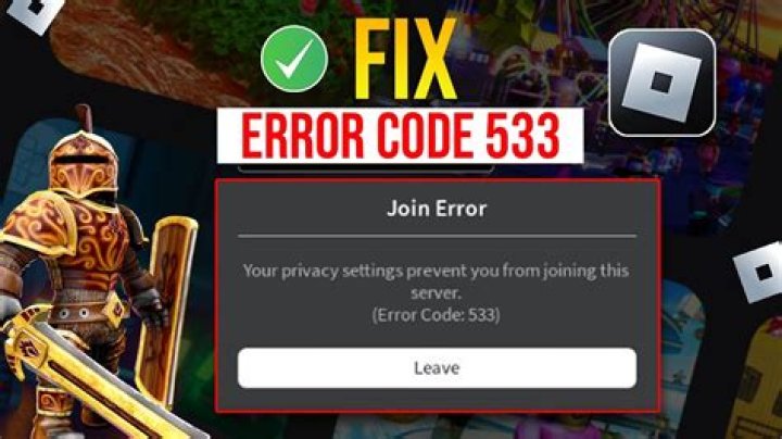 Error 533