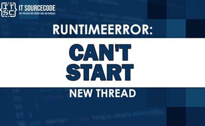 error: can't start new thread
